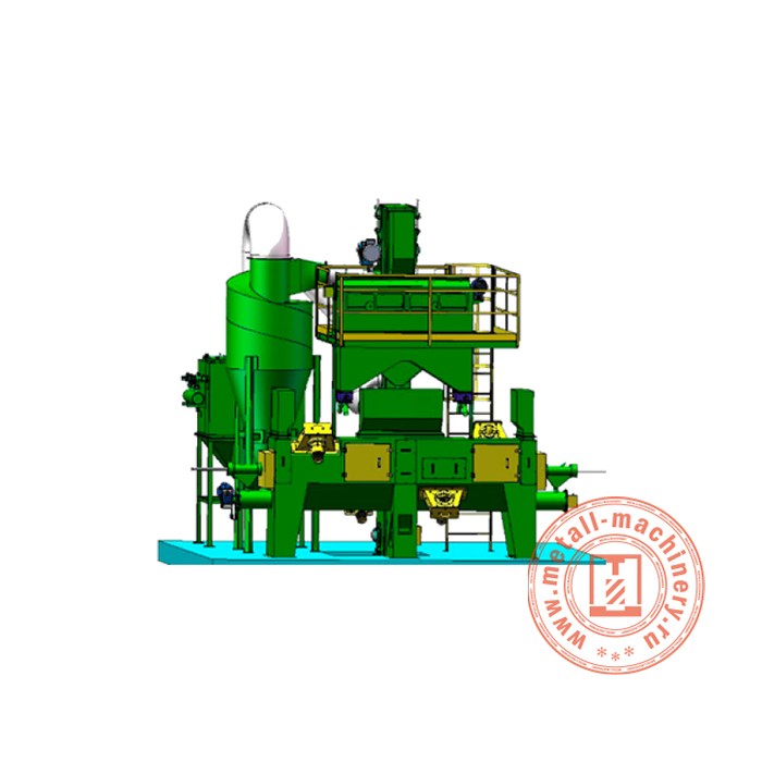 Дробеметная установка для очистки проволоки PMW-DXW3-22