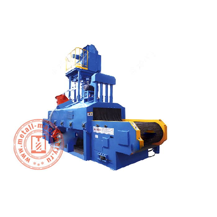 Дробеметная установка с сетчатым конвейером