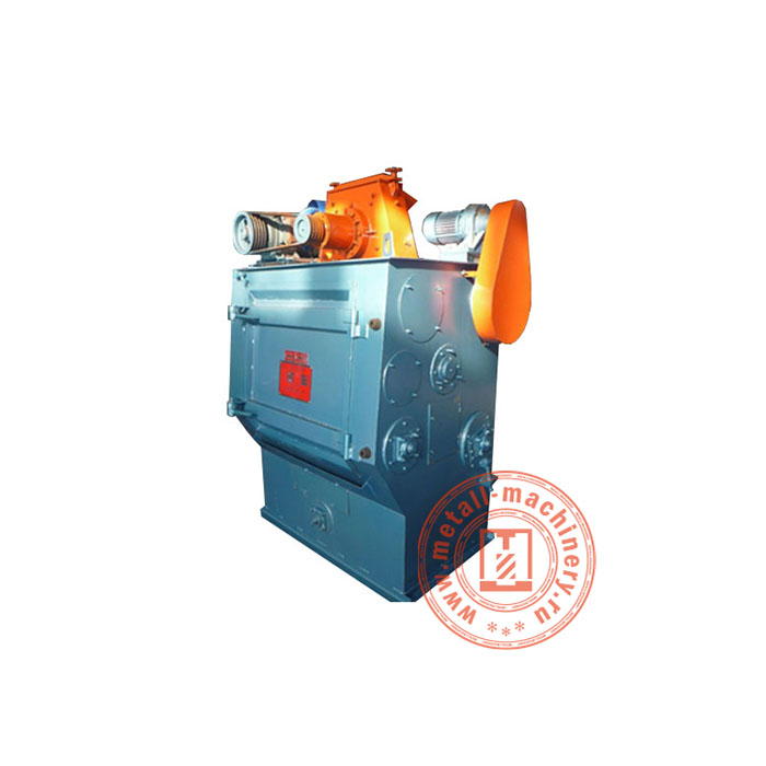 Дробеметная установка барабанного типа с ленточным транспортером Q326