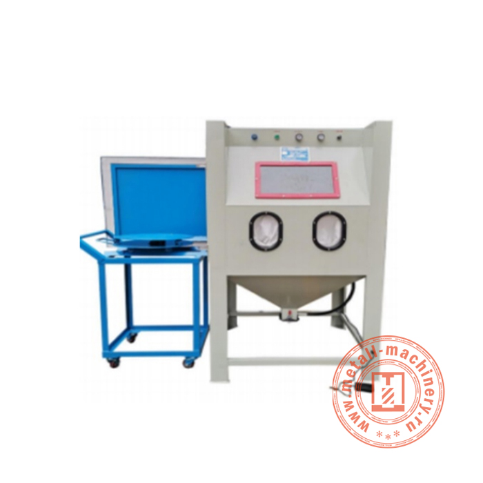 Пескоструйная камера с поворотным столом XD-12