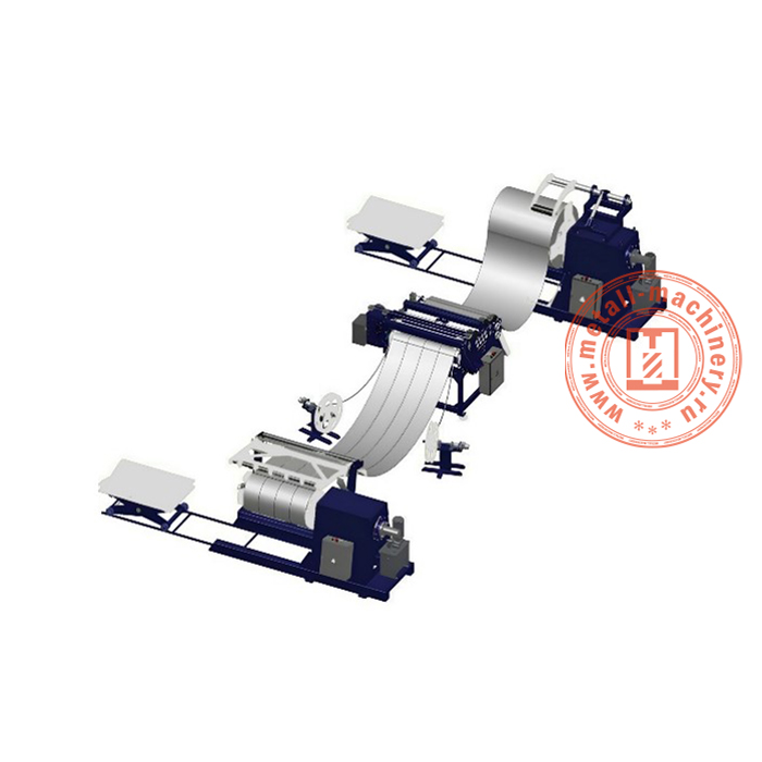 Линия для продольно-поперечной резки рулонной стали MSZN-2.0-8T