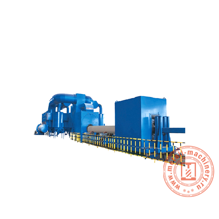 Дробеметная установка для внутренней очистки трубы QGN100