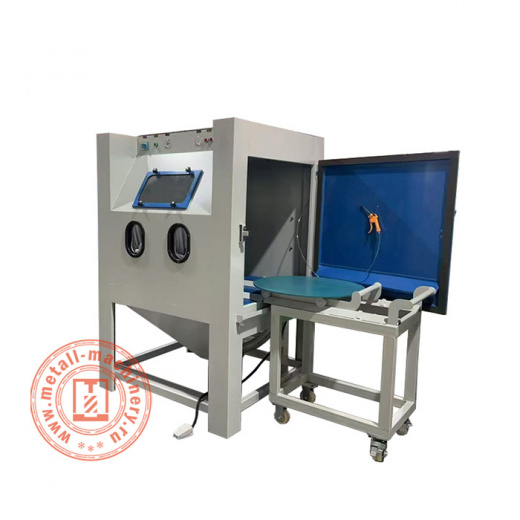 Пескоструйная камера с поворотным столом BLST-1212A