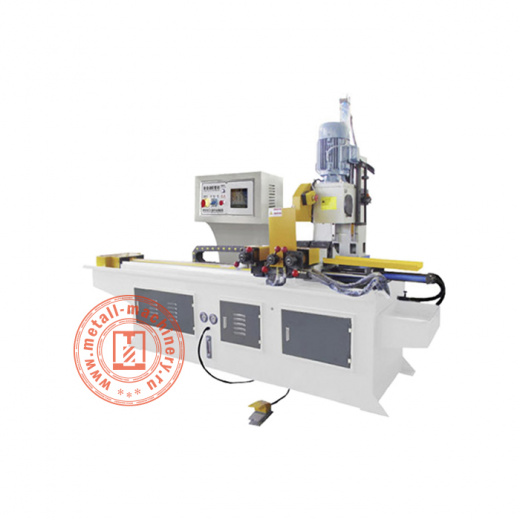 Автоматический станок для резки металлических труб с зажимами слева и справа KX-350CNC